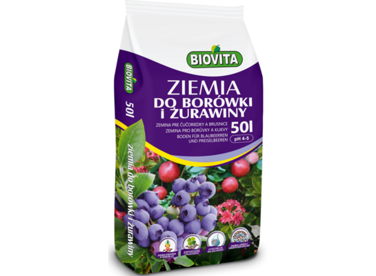 Ziemia do borówki i żurawiny 50 l BIOVITA