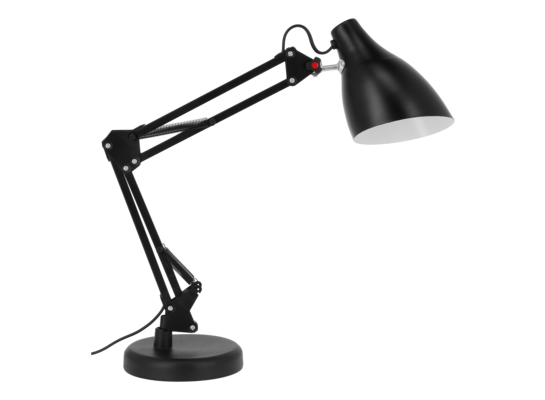 Lampka biurkowa oro cabo E27 15 W czarna