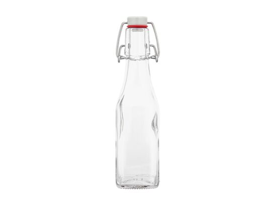 Butelka kwadratowa z klipsem 250 ml SPIŻARNIA PANI DOMU