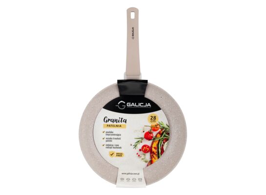 Patelnia Granita 24 cm beżowy