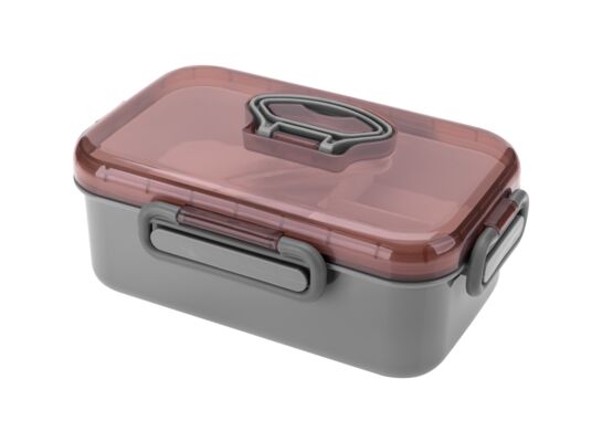 Lunchbox 22 x 14 x 8,5 cm szary