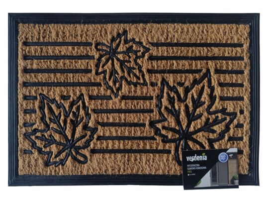 Wycieraczka gumowo kokosowa fred 60 x 40 cm 26407 WZ8