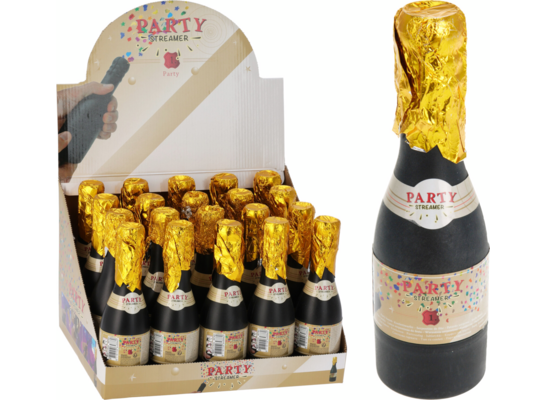 Konfetti w butelce małe 20 cm wielokolorowe