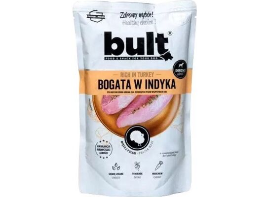 Saszetka dla psa bogata w indyka 500 g