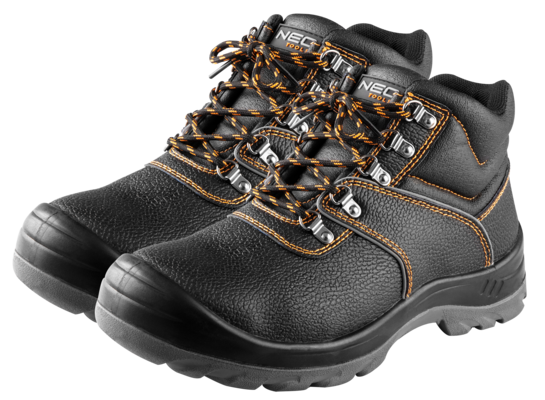 Trzewiki skórzane S3 stalowy podnosek stalowa wkładka antyprzebiciowa rozmiar 46
