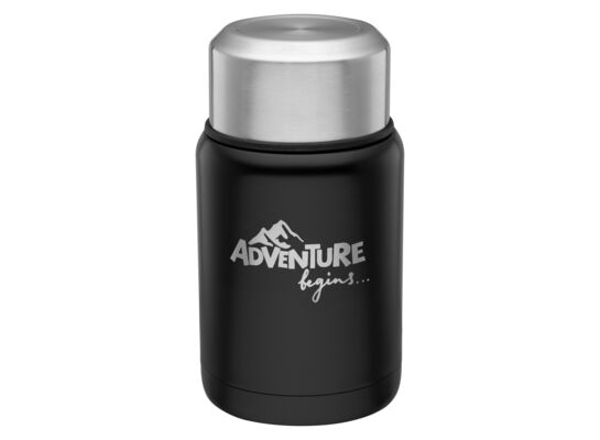 Termos obiadowy nierdzewny Adventure 500 ml czarny