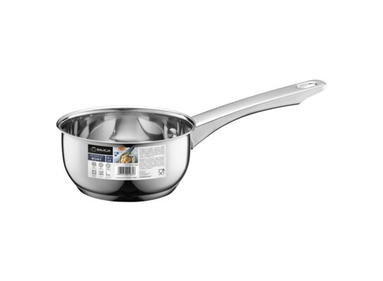 Rondelek Rony 12 cm 0,6 l srebrny