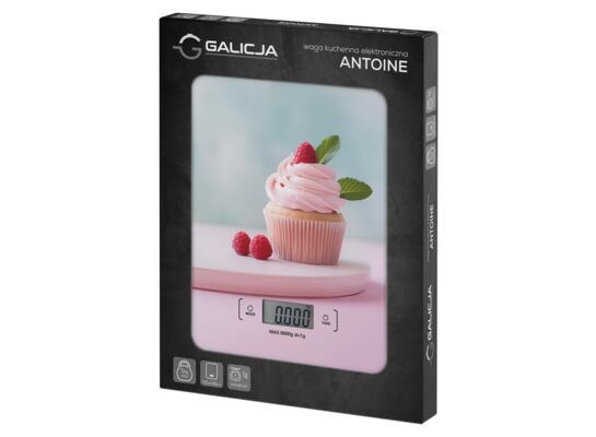Waga kuchenna elektoniczna Antoine babeczka różowy