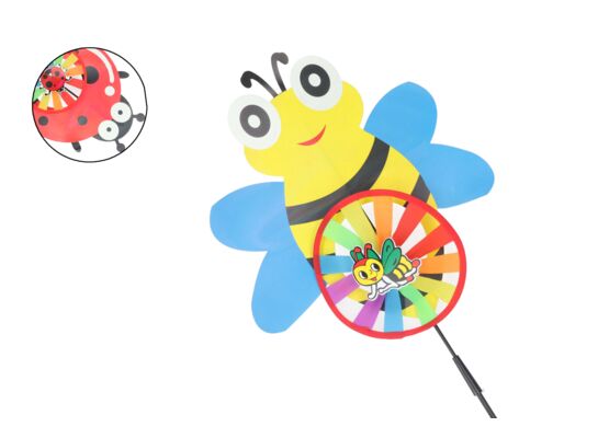Wiatrak 35 x 30 cm pszczółka/biedronka