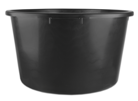 Kastra okrągła 90 l czarna 37,5 x 60 cm