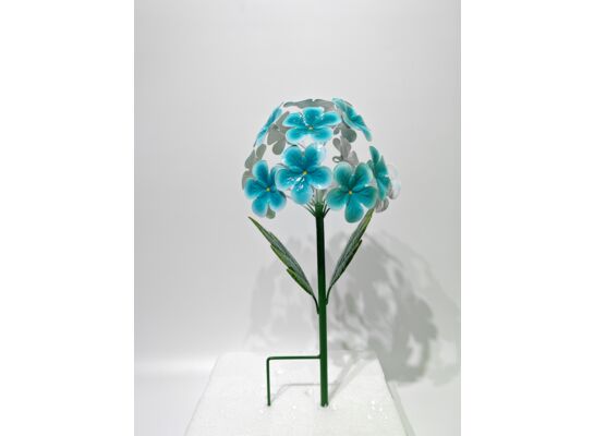 Dekoracja metalowa duży kwiat 47 cm różne kolory 1 szt.