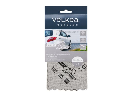 Ściereczka uniwersalna outdoor 30 x 30 cm szary
