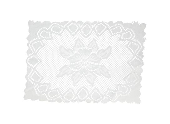 Serwetka prostokątna 32 x 45 cm biała