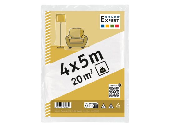 Folia malarska HDPE 7 my 4 x 5 m