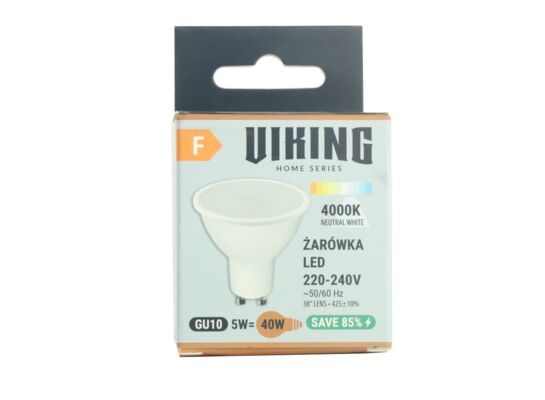 Żarówka LED GU10 5 W 425 lm VK38 220 V neutralny biały