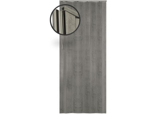 Drzwi harmonijkowe ST3AM 83 x 202,5 cm szara oliwka