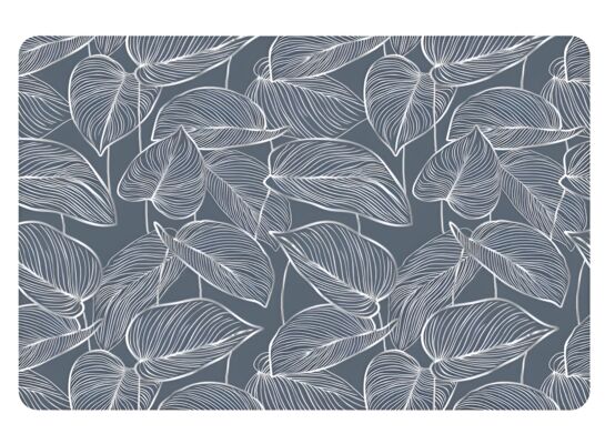 Podkładka Leafy 43,5 x 28 cm szary