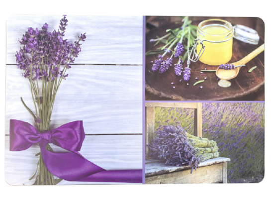 Podkładka Lavanta 43,5 x 28 cm biało-fioletowy