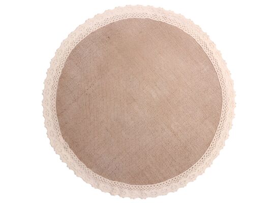 Podkładka Leis 38 cm okrągła beżowy