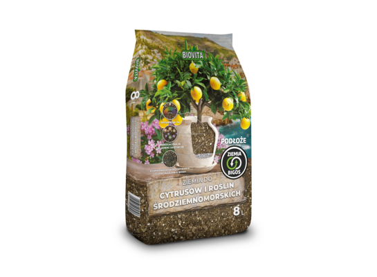 Ziemia do cytrusów i roślin śródziemnomorskich BIGOS 8 l BIOVITA