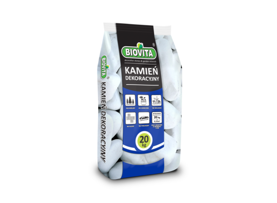 Otoczak Extra White Thassos 60 - 100 mm 20 kg BIOVITA