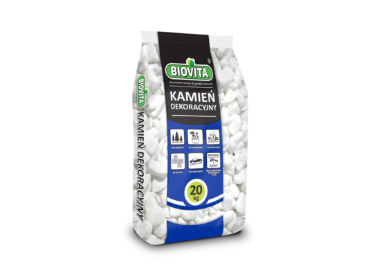 Otoczak Extra White Thassos 30 - 60 mm 20 kg BIOVITA