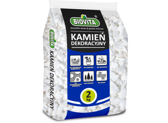 Grys Extra White Thassos 8 - 16 mm 2 kg BIOVITA