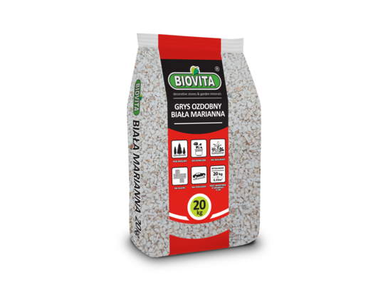 Grys Biała Marianna 4 - 10 mm 20 kg BIOVITA