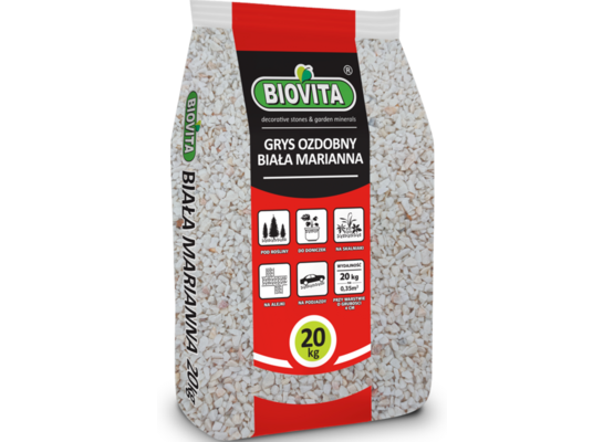 Grys Biała Marianna 4 - 10 mm 20 kg BIOVITA