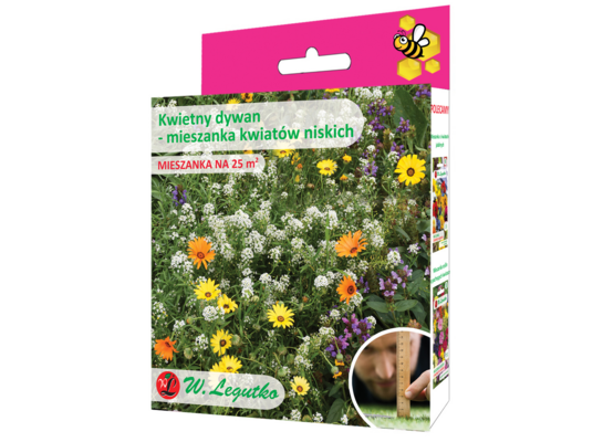 Mieszanka kwiatów niskich Kwietny dywan 125 g W.Legutko