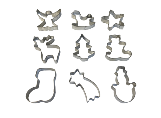 Wykrawacz do ciastek 7 x 6 cm srebrny różne wzory ZENKER