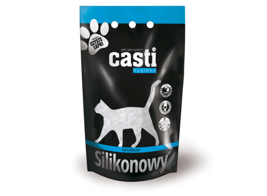 Żwirek silikonowy naturalny Classic 3,8 l CASTI