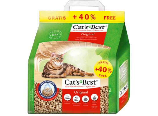 Żwirek dla kota Original 5 l + 40% Cat’s Best