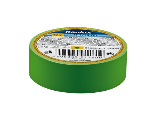 Samoprzylepna taśma elektroizolacyjna 2 m zielony