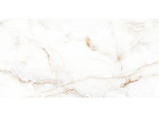 Gres szkliwiony Onyx Snow 60 x 120 cm 7 mm rektyfikowany polerowany EGEN