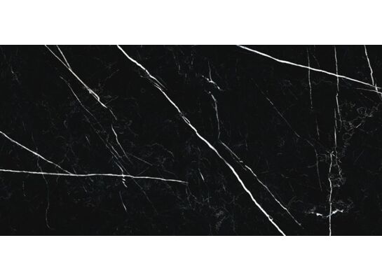 Gres szkliwiony Royal Black 60 x 120 cm satyna mat EGEN