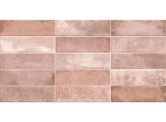 Płytka ścienna Wt1093 Tuzzi Pink Mix Glossy 29,7 x 60 cm G1 Cersanit