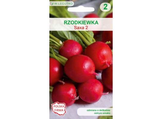 Rzodkiewka Saxa 2 czerwone 10 g W. Legutko