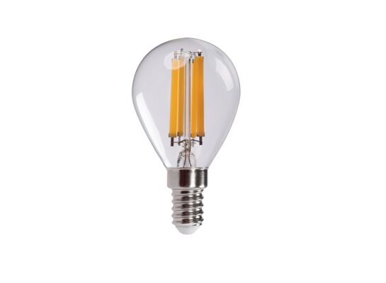 Żarówka LED KB G45F 7W E14 ciepły transparentny KINGBERRY