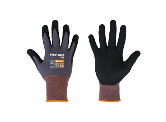 Rękawice ochronne FLEX GRIP SANDY nitryl, rozmiar 8