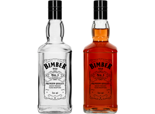 Butelka Daniels Bimber z zakrętką 0,5 l 1 sztuka