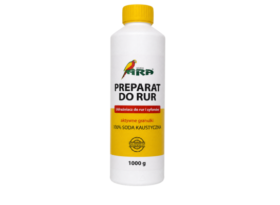 Preparat do udrażniania rur soda kaustyczna 1000 g Ara
