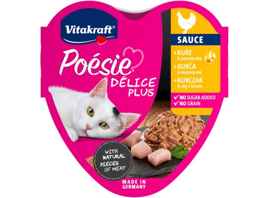 Karma dla kota POESIE DELICE PLUS kurczak 85 g Vitakraft