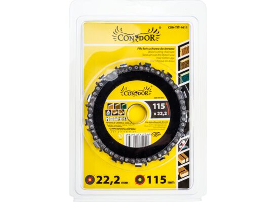 Tarcza łańcuchowa do drewna 115 mm Condor