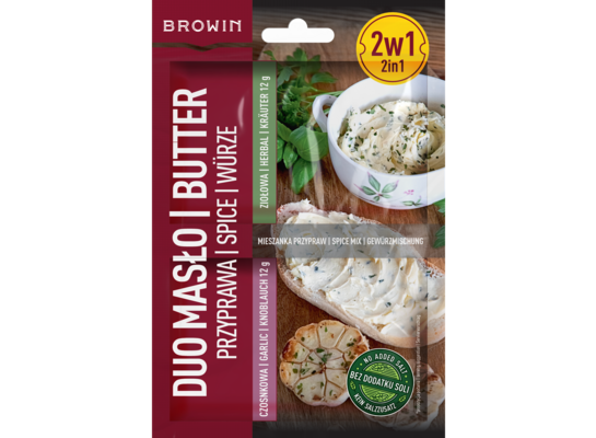 Przyprawa do masła Duo masło 2w1 2 x 12 g Browin
