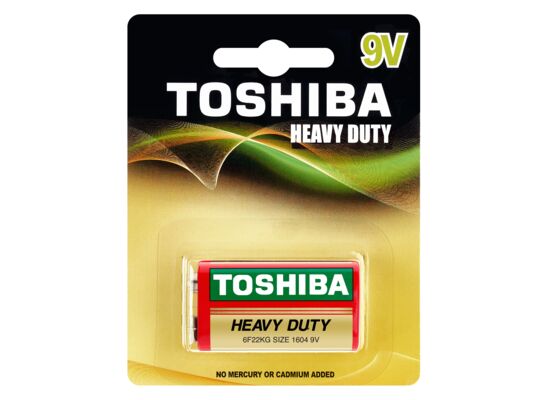 Bateria cynkowo-węglowa 6F22 Toshiba