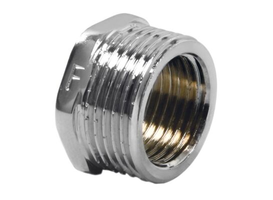 Redukcja mosiężna 1/2"x3/8" chrom