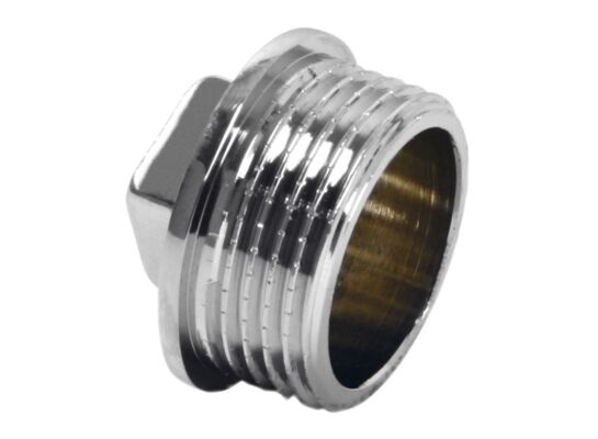 Korek mosiężny 3/4" chrom