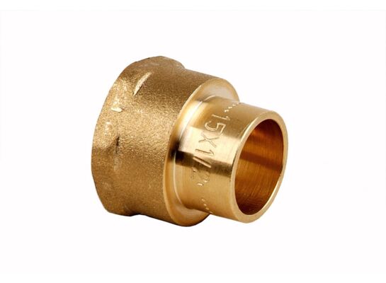 Mufa przejściowa do wlutowania LW 15x3/8" żółty