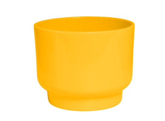 Osłonka ceramiczna 67 11 cm żółta